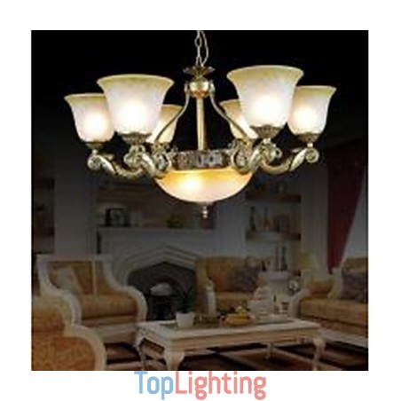 Chandelier Bronze European Retro Classic Chandelier Bronze European Retro Classic