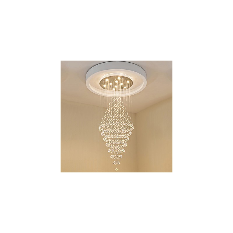 Contemporary Crystal Ceiling Pendant Light Modern Chandelier Home Hanging Lighting Chandelier Lamps Fixtures