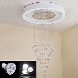 Contemporary Crystal Ceiling Pendant Light Modern Chandelier Home Hanging Lighting Chandelier Lamps Fixtures