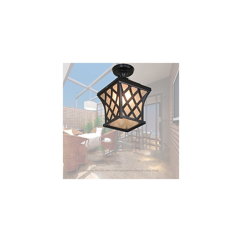 Rural Lamp American Garden Patio Door Outdoor Waterproof Grape Droplight