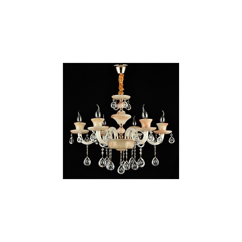 Traditional Classic Electroplated Feature for Crystal Mini Style Metal Chandelier