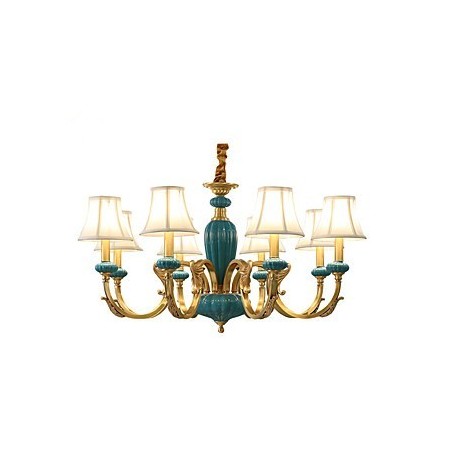 All Copper Chandelier Jade Decorative Chandelier KP All Copper Chandelier Jade Decorative Chandelier KP