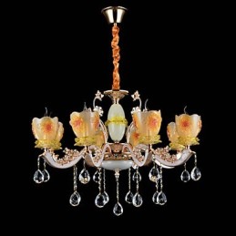 Modern Contemporary Traditional Classic Zinc Alloy Feature for Crystal Mini Style Metal Pendant Light