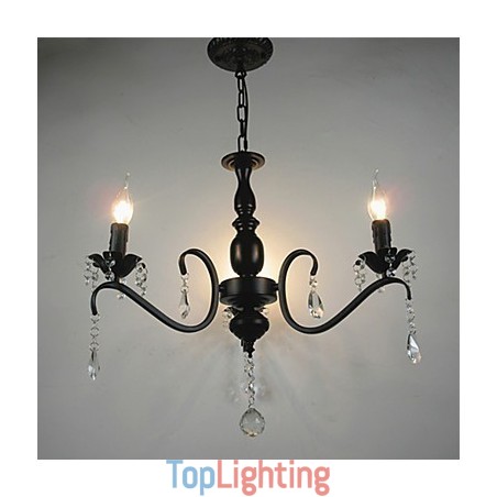 Crystal Chandelier European Style Wrought Iron Lamp Creative Candle Lamps And Lanterns Crystal Chandelier European Style Wrought Iron Lamp Creative Candle Lamps And Lanterns