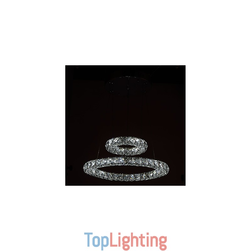 Crystal Chandelier Lights Indoor Pendant Light Ceiling Lamp Lighting Fixtures Dimmable with Remote Control