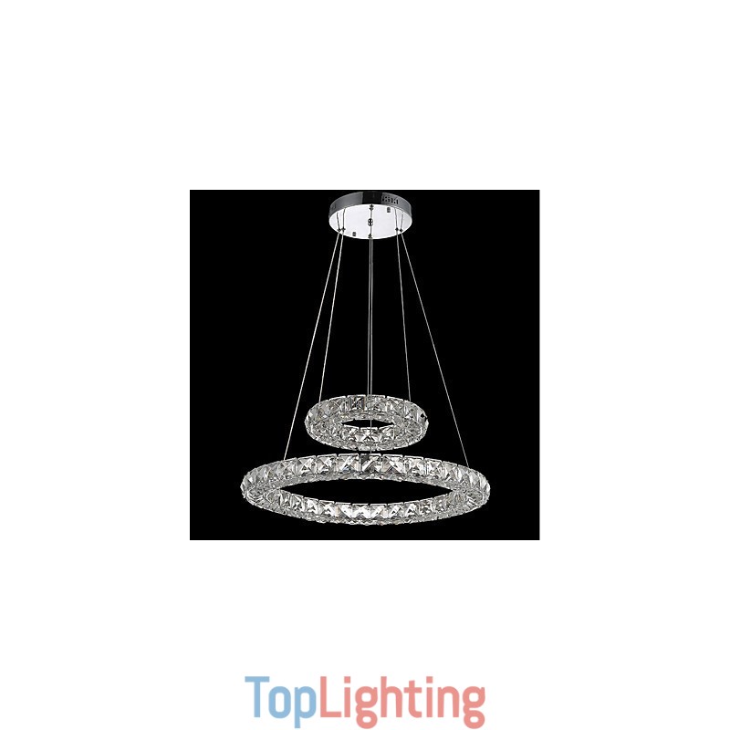 Crystal Chandelier Lights Indoor Pendant Light Ceiling Lamp Lighting Fixtures Dimmable with Remote Control