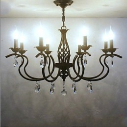 European Style Crystal Chandelier Dining Lights Simple Creative Candles Lamps And Lanterns Novelty Lightig