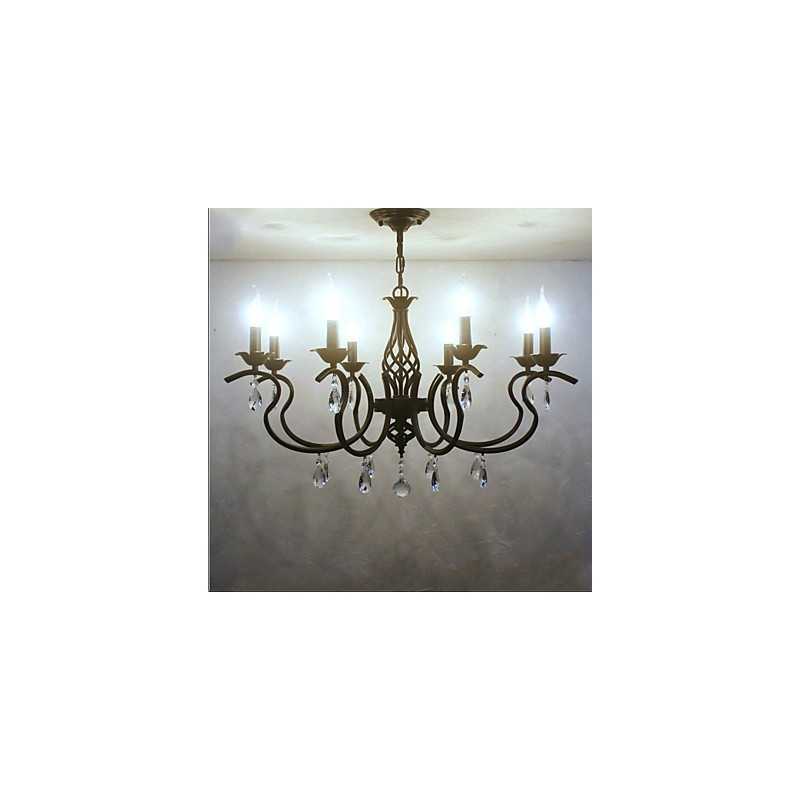 European Style Crystal Chandelier Dining Lights Simple Creative Candles Lamps And Lanterns Novelty Lightig