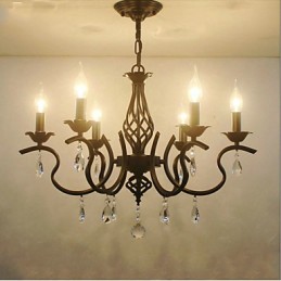 European Style Crystal Chandelier Dining Lights Simple Creative Candles Lamps And Lanterns Novelty Lightig