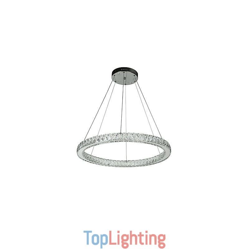 Dimmable Ring Ceiling Light Pendant Light Modern Chandelier Lighting Indoor Lamp with Remote Control
