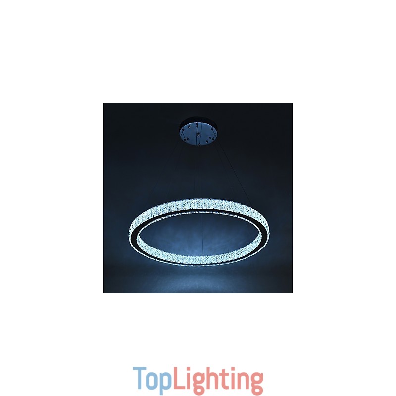 Dimmable Ring Ceiling Light Pendant Light Modern Chandelier Lighting Indoor Lamp with Remote Control