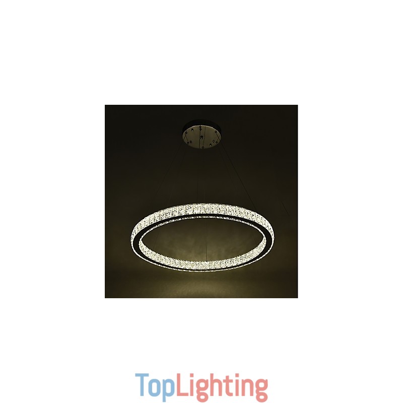 Dimmable Ring Ceiling Light Pendant Light Modern Chandelier Lighting Indoor Lamp with Remote Control