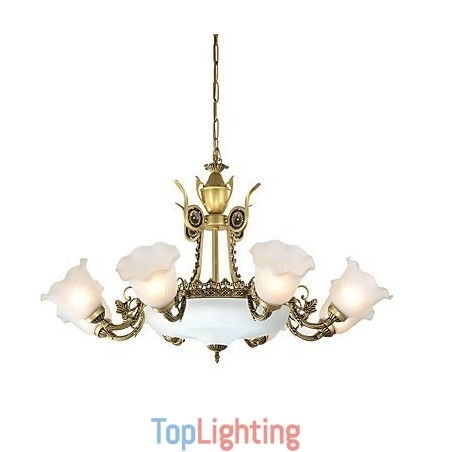 Traditional Classic Painting Feature for Mini Style Metal Chandelier