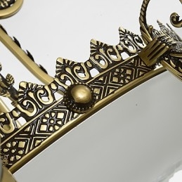 Traditional Classic Painting Feature for Mini Style Metal Chandelier