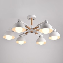 Traditional Classic Rustic Lodge Vintage Retro Painting Feature for Mini Style Metal Chandelier