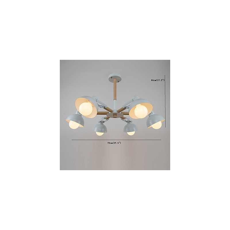 Traditional Classic Rustic Lodge Vintage Retro Painting Feature for Mini Style Metal Chandelier