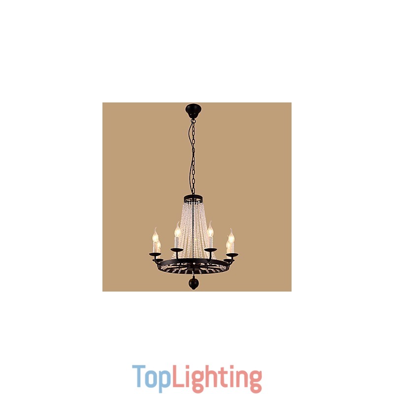8 Lights Chandelier Modern Contemporary Traditional Classic Rustic Lodge Vintage Retro Lantern Drum Country Island Globe Bowl