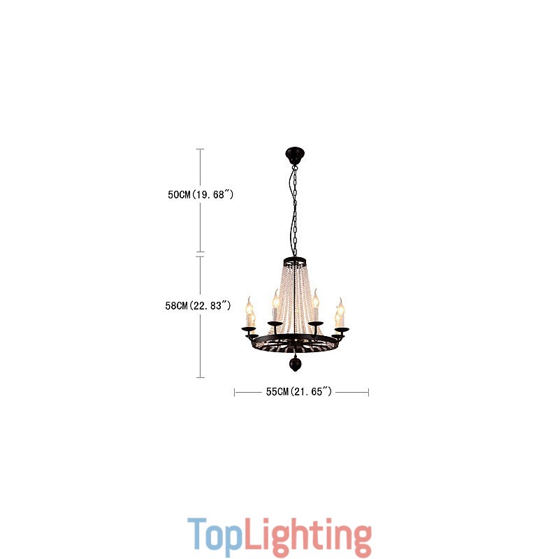 8 Lights Chandelier Modern Contemporary Traditional Classic Rustic Lodge Vintage Retro Lantern Drum Country Island Globe Bowl