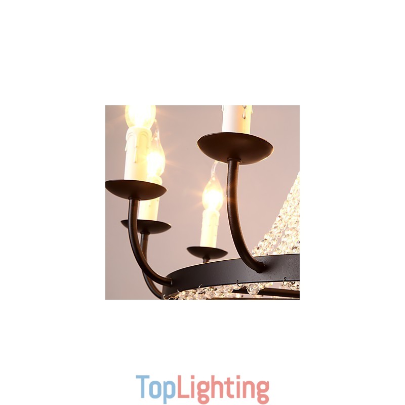 8 Lights Chandelier Modern Contemporary Traditional Classic Rustic Lodge Vintage Retro Lantern Drum Country Island Globe Bowl