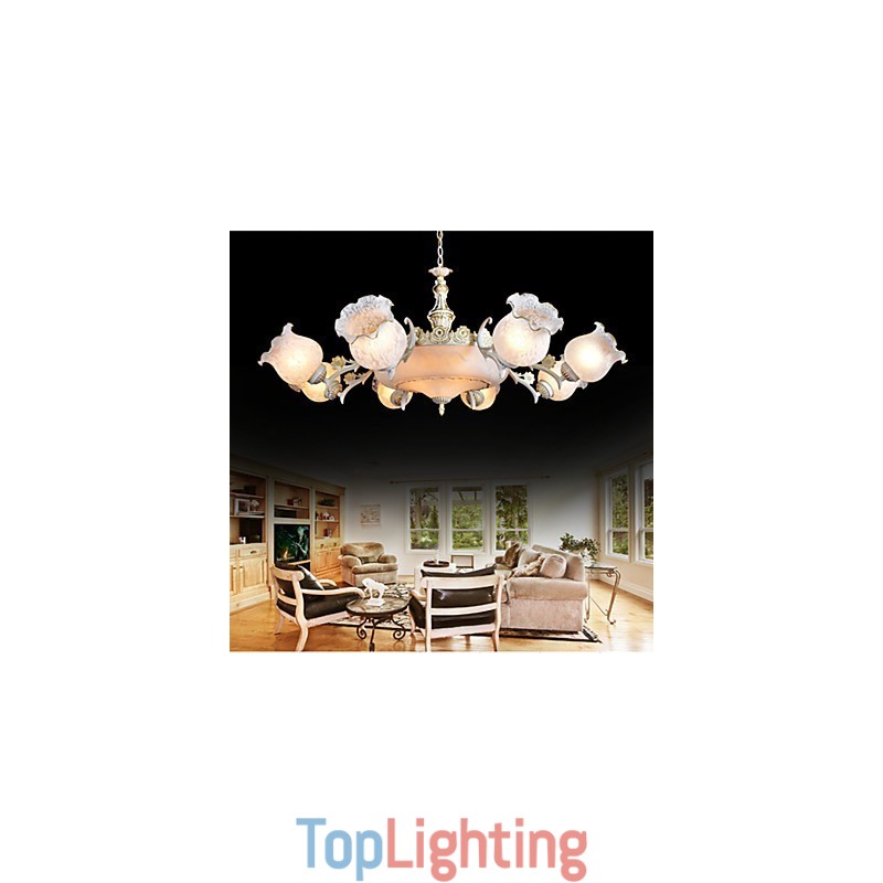 Chandelier Traditional Classic Vintage Retro Metal