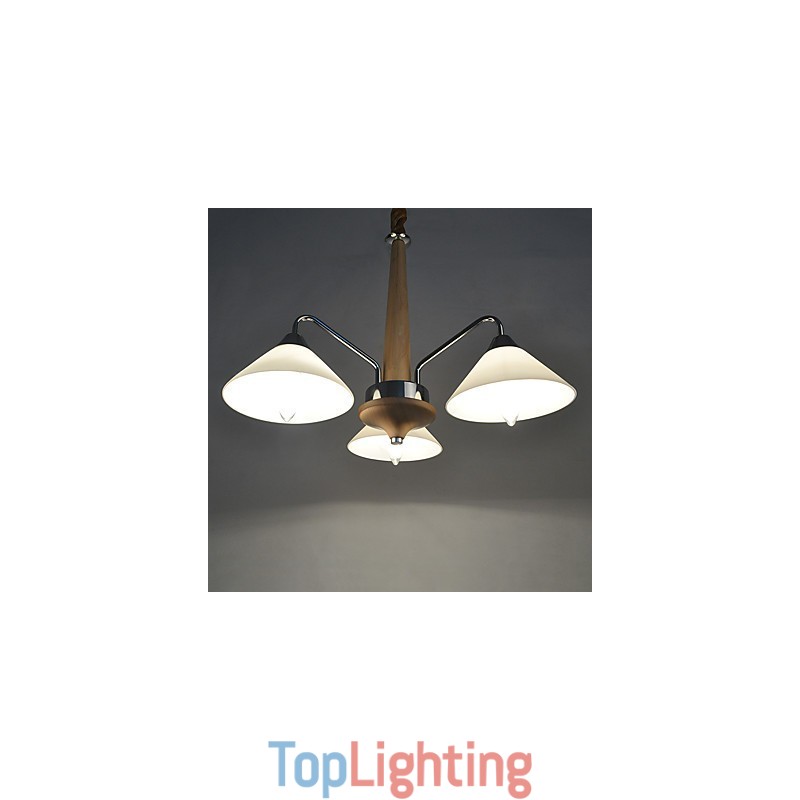 Modern Contemporary Country Electroplated Feature for Wood Bamboo Chandelier