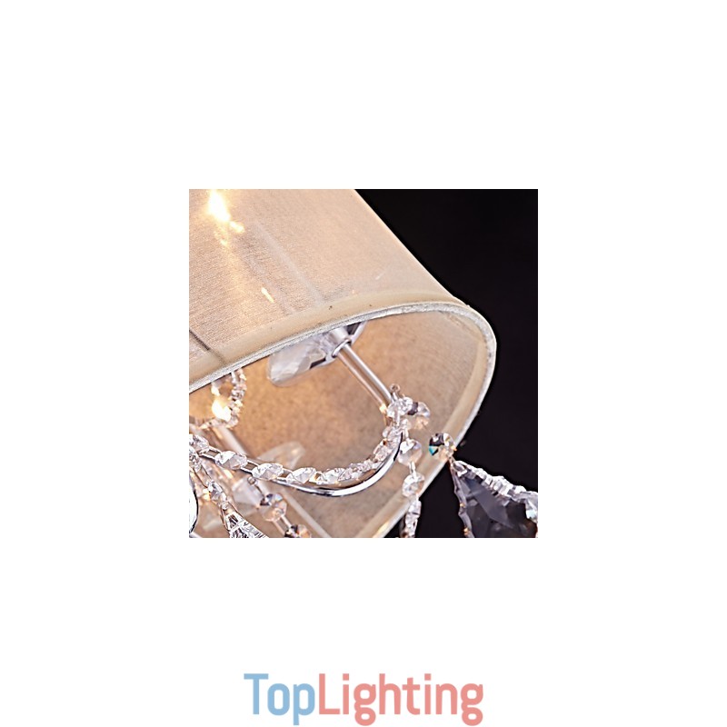 Modern Contemporary Traditional Classic Country Chrome Feature for Crystal Mini Style Designers Metal Chandelier