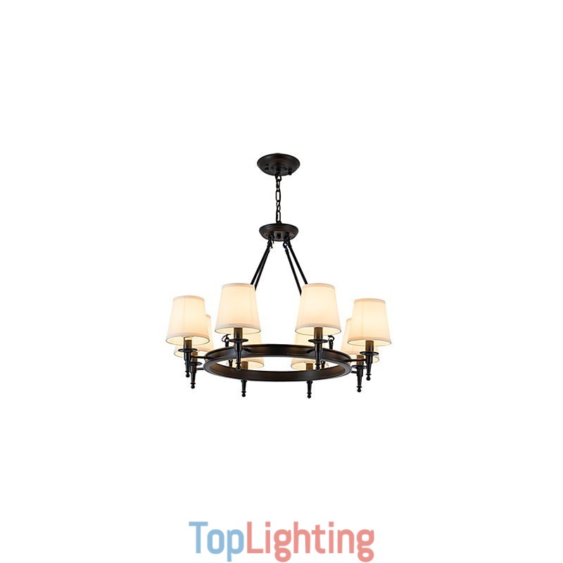 8 Lights Flush Mounted Fixture Chandelier One Light Two Style Modern Contemporary Traditional Classic Rustic Painting