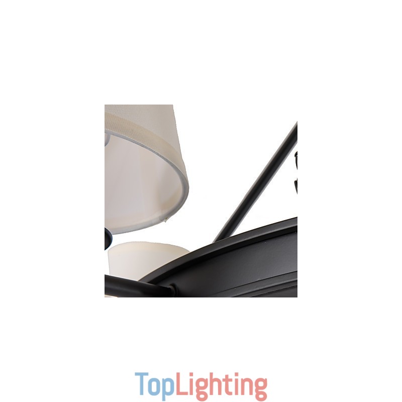 8 Lights Flush Mounted Fixture Chandelier One Light Two Style Modern Contemporary Traditional Classic Rustic Painting
