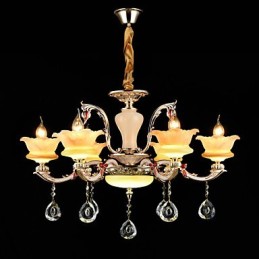 Modern Contemporary Traditional Classic Zinc Alloy Feature for Crystal Mini Style Metal Pendant Light