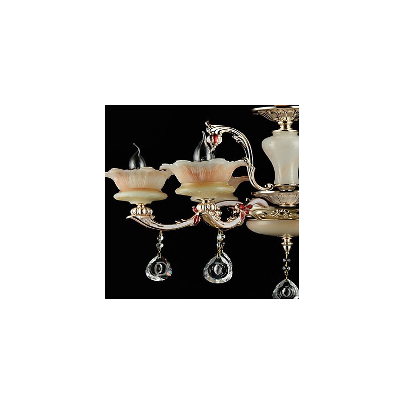 Modern Contemporary Traditional Classic Zinc Alloy Feature for Crystal Mini Style Metal Pendant Light