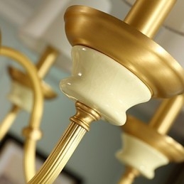 All Copper Chandelier Jade Decorative Chandelier D