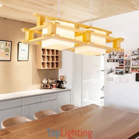 2 Light Wood Modern Contemporary Nordic style Pendant Light with Glass Shade 2 Light Wood Modern Contemporary Nordic style Pendant Light with Glass Shade
