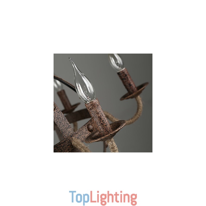 Chandelier Vintage Metal