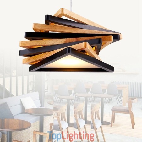 1 Light Wood Modern Contemporary Pendant Light with Wood Shade 1 Light Wood Modern Contemporary Pendant Light with Wood Shade