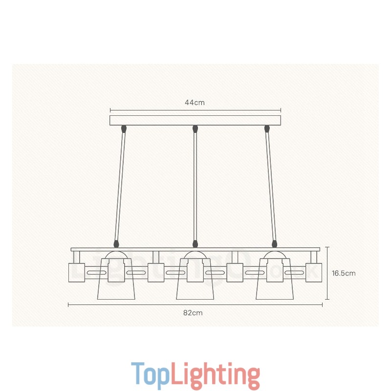 3 Light Wood Modern Contemporary Nordic style Pendant Light with Fabric Shade