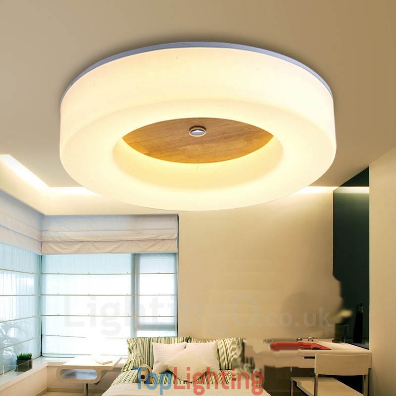 Modern Contemporary Nordic style Flush Mount Ceiling Lights with Acrylic Shade