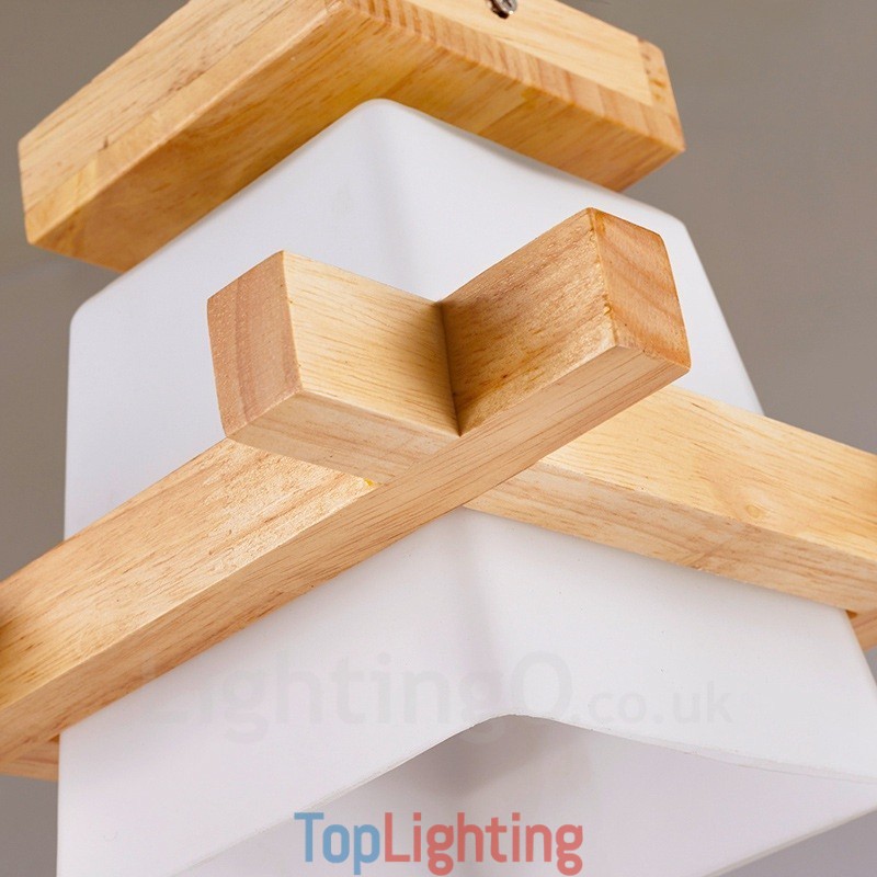 1 Light Modern Contemporary Nordic style Flush Mount Ceiling Lights with Glass Shade