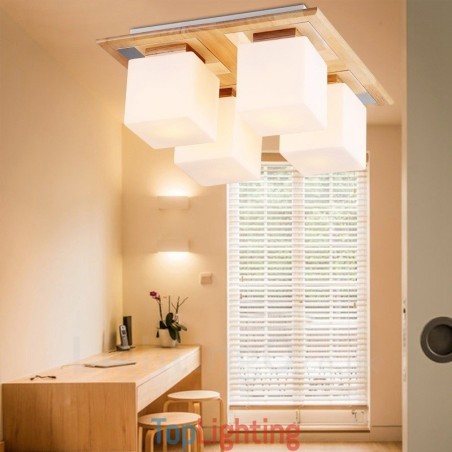 4 Light Modern Contemporary Flush Mount Ceiling Lights with Glass Shade 4 Light Modern Contemporary Flush Mount Ceiling Lights with Glass Shade