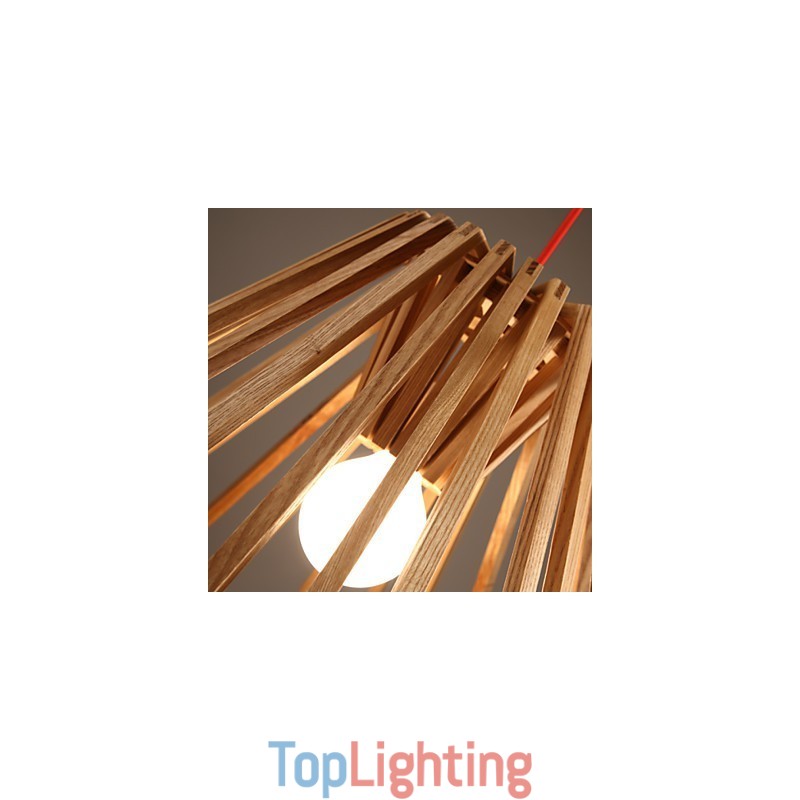 Chandelier Mini Style Traditional Classic Wood Bamboo