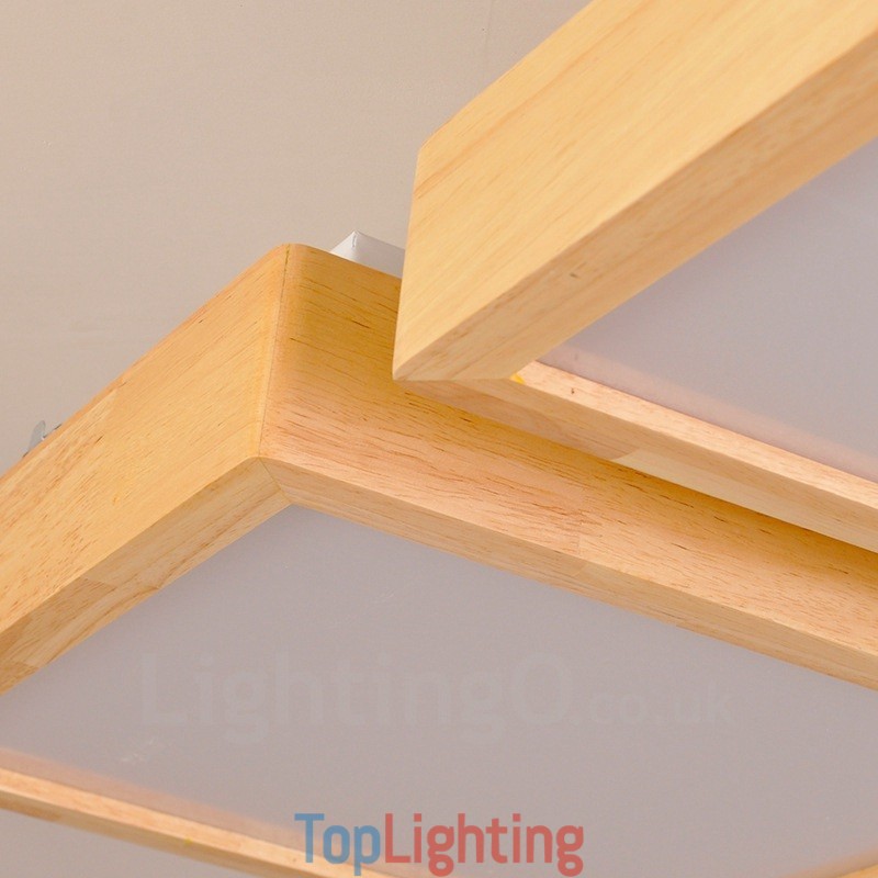 4 Light Modern Contemporary Nordic style Flush Mount Ceiling Lights with Acrylic Shade