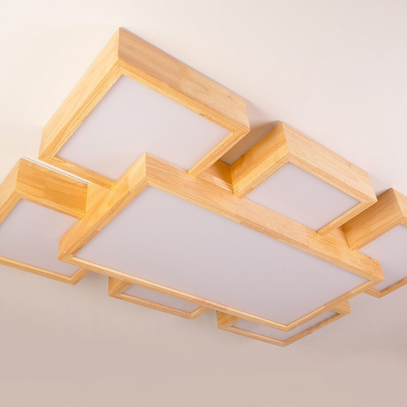 6Modern Contemporary Nordic style Flush Mount Ceiling Lights with Acrylic Shade