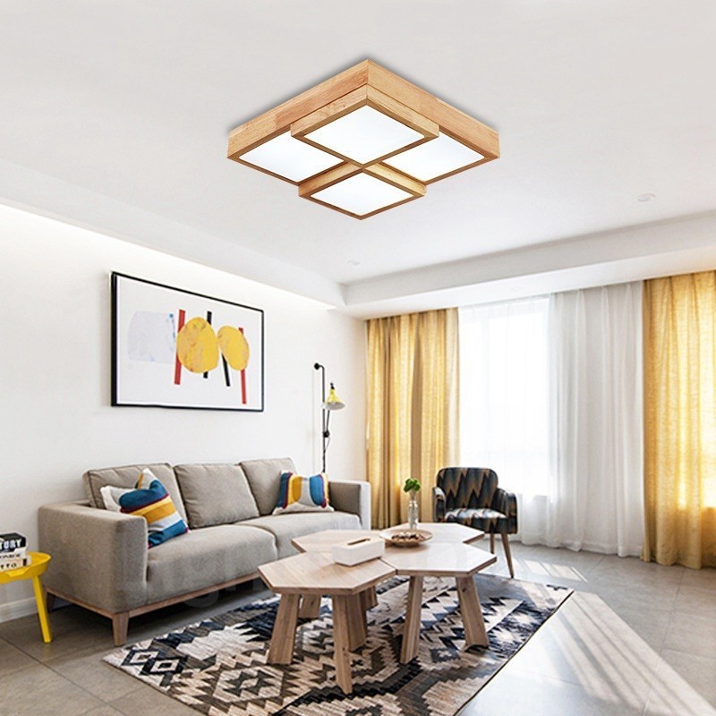 Modern Contemporary Nordic style Flush Mount Ceiling Lights with Acrylic Shade