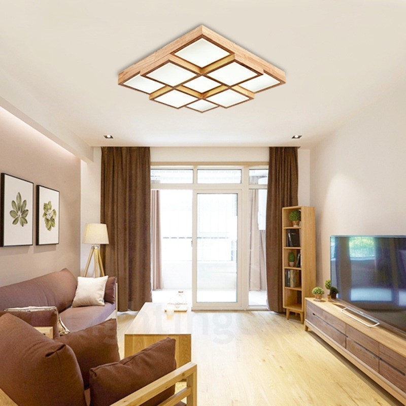 Modern Contemporary Nordic style Flush Mount Ceiling Lights with Acrylic Shade