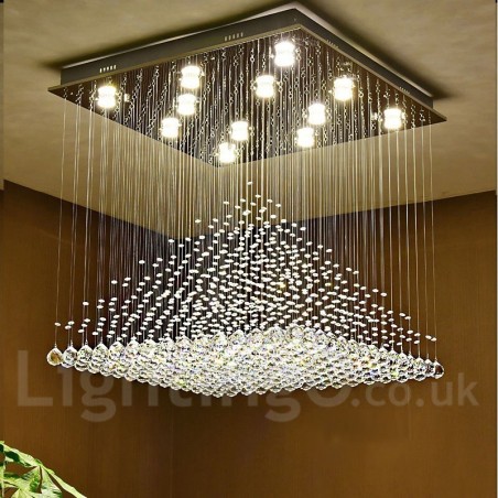 Modern Crystal Ceiling Pendant Light Indoor Chandelier Lighting Lamps Fixture Modern Crystal Ceiling Pendant Light Indoor Chandelier Lighting Lamps Fixture