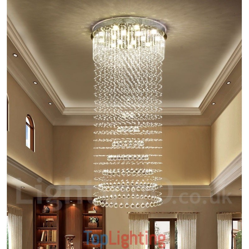Modern Crystal Ceiling Pendant Light Indoor Chandelier Lighting Lamps Fixtures