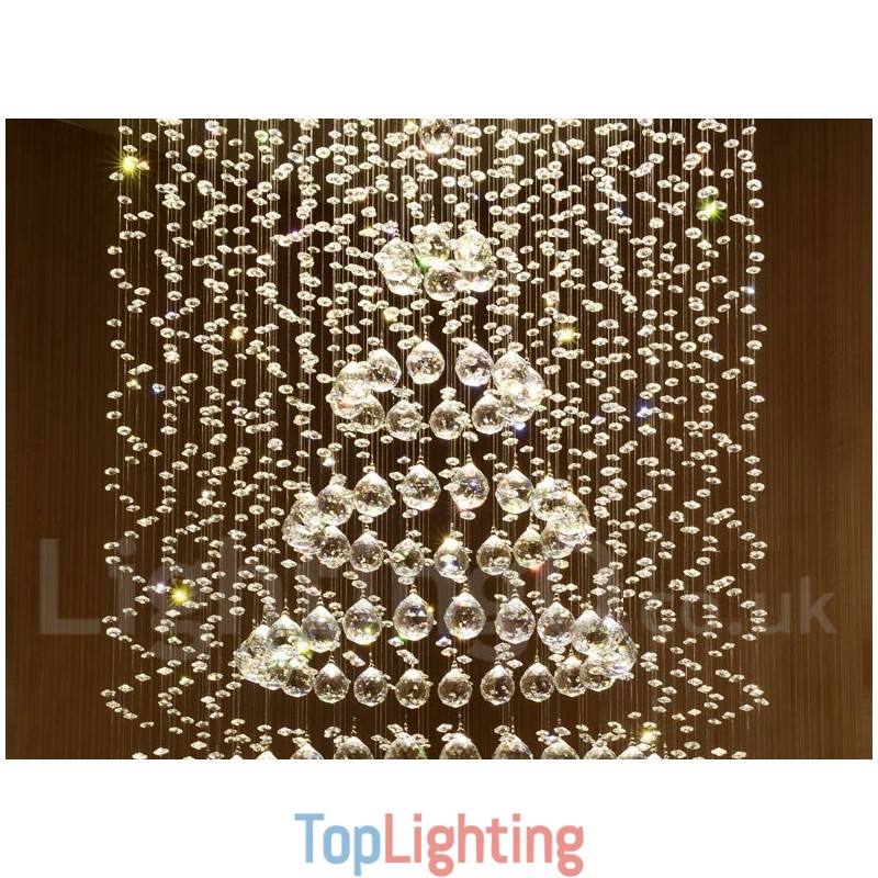 Modern Crystal Ceiling Pendant Light Indoor Chandelier Lighting Lamps Fixtures