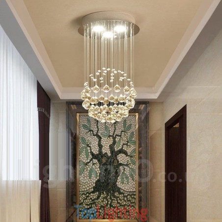 3 Light Modern Crystal Ceiling Pendant Light Indoor Chandelier Lighting Lamps Fixtures 3 Light Modern Crystal Ceiling Pendant Light Indoor Chandelier Lighting Lamps Fixtures