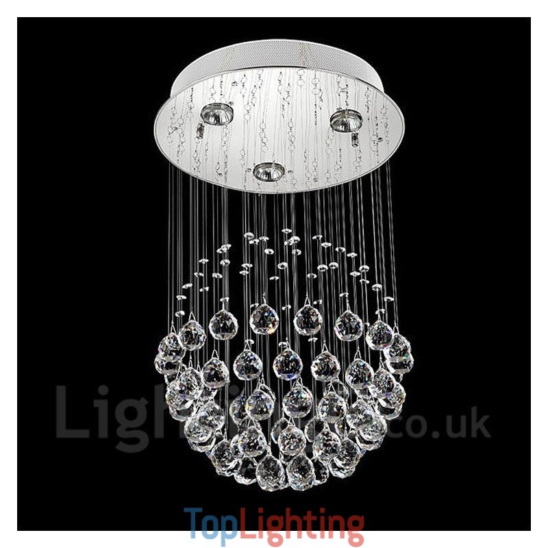 3 Light Modern Crystal Ceiling Pendant Light Indoor Chandelier Lighting Lamps Fixtures