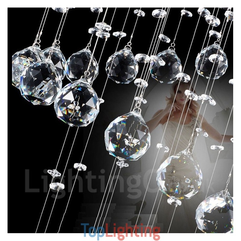 3 Light Modern Crystal Ceiling Pendant Light Indoor Chandelier Lighting Lamps Fixtures