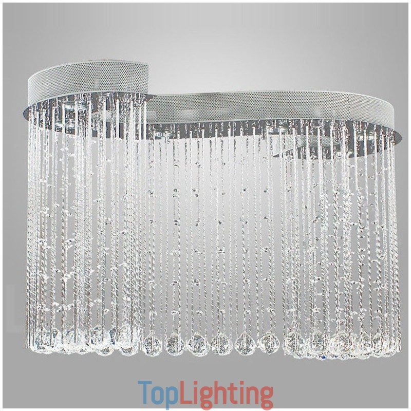 6 Lights Modern Crystal Ceiling Pendant Light Indoor Chandelier Lighting Lamps Fixtures